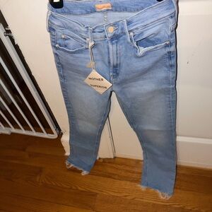 MOTHER Light Wash Ankle Jeans